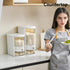 20 lbs Rice Dispenser | Large Rice Storage Container for Kitchen&Pantry - Space-saving, Moisture & Pest-proof, BPA-Free