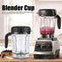Blender Cup Container, Transparent Food Blender Container with Blade Lid Replacement for Vitamix 64oz
