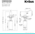 KRAUS Kitchen Soap and Lotion Dispenser, Chrome, KSD-41CH