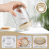 16oz 4 SHOWIN Overnight Oats Containers with Lids, Glass Jars with Lids pcs, Apricot, Wide Mouth Mason jars for Salad