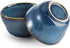 Peohud 6 Pack Small Dessert Bowls, 8 Ounce Porcelain Pinch Bowl Ramekins for Dessert, Pudding, Soup, Dipping Sauce