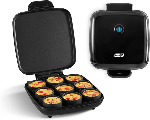 DASH Sous Vide Style Family Size Egg Bite Maker - Breakfast Bites, Sandwiches, Healthy Snacks or Desserts, Keto & Paleo