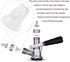 Stainless Steel 304 Beer Keg Coupler Fitting & Check Valve, Beer Keg Coupler Accessories Kit for Sankey Couplers
