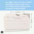 Spacious Recipe Cards 4x6” - 50 Count, Double-Sided Thick Card Stock for Recipe Box and Binder