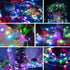 WS2812B 32.8FT 100LED DC12V BTF-LIGHTING IC RGB Pebble Pixel Light Seed String Roll Individual Addressable Chasing