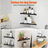 4 Pack Fikoksol Shower Caddy, Bathroom Corner Shelf, Triangle Shelf Storage for Bathroom Shower, Black Metal Shower