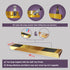 30" STUTOV Magnetic Stove Top Shelf Brushed Gold Spice Rack and Seasoning Organizer Kitchen Shelf for Back of Stove