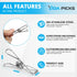 Heavy Duty Wire Clothes Pins 40 Pack, Stainless Steel Clothes Pegs for Hanging Clothes, 1.8mm Diameter 6cm Long