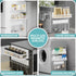 Umomi 3 Pack Magnetic Spice Rack for Refrigerator, Magnetic Shelf for Refrigerator, Movable Magnetic Basket is Used