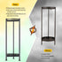 30'' 2 LUBORN Plant Stand Indoor Outdoor, Tall Plant Stands, Tier Metal Planter Stand, Flower Stand Plant Pot Holder