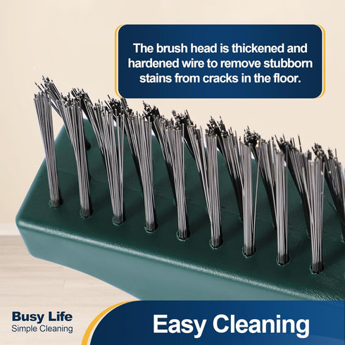 59.8' Yocada Moss Remover - Crevice Cleaning Tool, Moss Brush, Wire Metal Brush, Deck Cleaner, Crack & Patio Remover