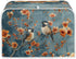 Blue Small Bird Orange Red Flowers Toaster Cover 2 Slice, Universal Size Dustproof Covers with Handle