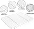 Stainless Steel Baking Sheet Tray with Silicone Baking Mat Set, Cookie Pan with Cooling Rack, Set of 9