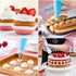 Piping Bags and Tips Set, Reusable Cake Decorating Supplies with 2 Bags, 12 Icing Tips, 2 Silicone Rings, 2 Couplers, 3