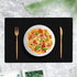 Large Thick Silicone Counter Mat 23.4" by 15.6", Heat Resistant Mat for Kitchen Table/Countertop Protector, Black