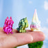 120 3D Set 3D Pieces Mini Printed Mini Animal - Gradient Animal Collection (Unicorn Pygmy Squirrel Wyvern)