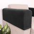 BESPORTBLE Chair Arm Protectors, Sofa Armrest Cover, Stretch Armchair Slipcover Protector, 2pcs (Black)