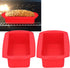 2Pcs Silicone Bread Tools 2lb Cake Pan Rectangle Loaf Pan Baking Tool Nonstick Bakeware Accessories for Home Kitchen Bakery by Natudeco