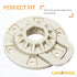 Canamax Premium 3 Pack Washer Basket Drive Hub Kit, Compatible with Whirlpool Kenmore Washers, Replaces AP5665171