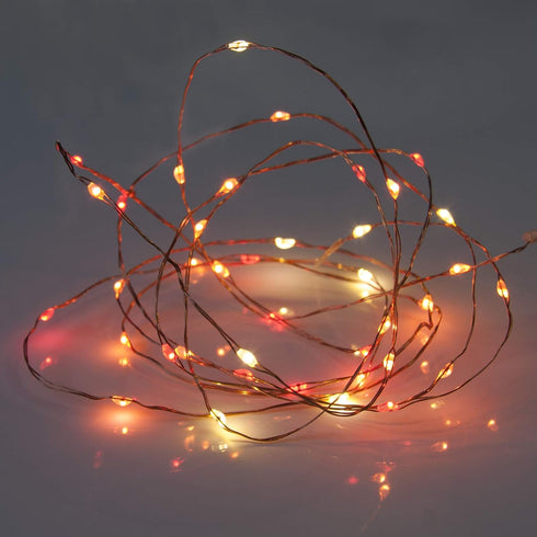 40 6hr QBIS Battery Powered Fairy Lights for Bedroom, LED Lights, Battery Operated String Lights for Christmas