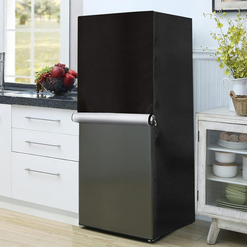 Bitubi Upright Freezers Cover, Outdoor Refrigerator Cover, Waterproof, Dustproof, Sun-Proof, 24" W x 29" D x 61" H