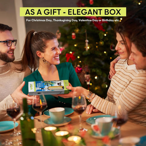 Wine Chiller - 3 in 1 Stainless Steel Wine Cooler Stick with Aerator and Pourer, The Best Holiday Gifts