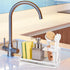 Carbon Steel Toothbrush Holders for Bathrooms, Electric Toothbrush and Toothpaste Organizer for Countertop, Shower,