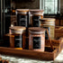 Kuocodall 201 Spice Jar Labels - Black Preprinted Minimalist Waterproof Stickers for Kitchen Jars, Herb & Seasoning