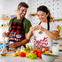 Geyoga 12 Pcs Waterproof Seasonal Aprons Holiday Kitchen Aprons Adjustable Cooking Aprons for Valentines St Patrick's