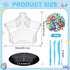 24 (Star,10 Inch) LOYIM Pcs Stepping Stone Kit Includes Concrete Mold, Mosaic Tiles and Carving Tools, DIY Craft