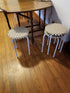 4 Pack 13 Inch, Round Bar Stool Cushions for Kitchen Dining Seat Pads with Ties Non Slip Cushions Pad for High Stool