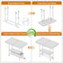 2 AOODA Living Room Side Table with Drawer, Tier Slim End Tables with Storage for Small Spaces, Narrow Nightstand