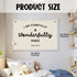 Wheatwin Kids Room Decor - Bible Verse Wall Hanging, 'I am Fearfully and Wonderfully Made' Linen Banner, Canvas