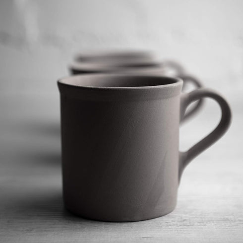 City to Cottage Handmade Teal Blue and White Polka Dot Ceramic Mug, Extra Large 17.5oz/500ml, Unique Designer Pottery