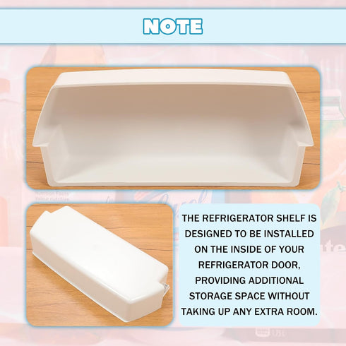 Kojem 2187172 Replacement Refrigerator Door Bin Shelf - Compatible with Most Roper, Kitchenaid, Whirlpool