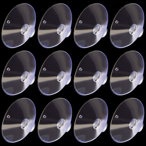 ANCIRS 30 Pack 35mm Suction Cups, Rubber Transparent Anti-Collision Pads for Glass Table Tops