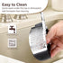Kebley Garlic Press Rocker Stainless Steel Garlic Crusher, Mincer and Chopper with Peeler and Scraper,brush, Easy