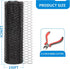 DOLEMODUO 12'' 150' 19 1 inch x Black Chicken Wire Mesh Fence, Gauge Galvanized Poultry Netting and Garden Mesh Fence