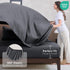Set 7-Piece Set HEVUMYI Full Comforter - All Season Bed in a Bag Full, Ultra Soft Bedding with Comforter, Flat Sheet