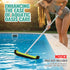 OSAMEDA 18" Swimming 1.25 Pool Brush Head for Cleaning Pool Walls, Curved Ends High-Efficiency Scrub Brush for Tile