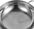 Stainless Steel Seafood Pot with Handle, Cooking Pot, Steel Frying Pan for Noodle and Ramen