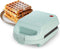 Tasty Mini Nonstick Waffle Maker, Perfect for Individual Waffles, Hash Browns, and More, Quick Results, Easy Clean Up,