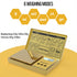 WEIGHTMAN Digital Scale, 200g/0.01g Pocket Scale, Gold Titanium Plating, Mini Jewelry Scale with 6 Units