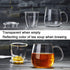 17.6oz/520ml DOPUDO Glass Tea Cup with Infuser and Lid, Large Borosilicate Teacup,Tea Glass, Clear Mug for Loose Leaf