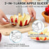 4.72 Inch 12 -304 AUBENR Extra Large Apple Slicer with Blades - Professional Heavy Duty Apple Cutter Stainless Steel