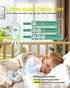 100ml Ausic Misting Baby Stroller Fan, Portable Misting Fan for Outdoors - Detachable Tripod, Safe Clip On Fans