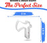 Foose 2.5 in Hatchet Ax Cookie Cutter, US Tin Plate Steel