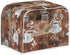 JEOCODY Toaster Bread Maker Cover with Handle, Coffee Theme Print for Dust Protection