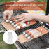 Portable Spice Bag for Travel, Camping Spice Kit with 5 Jars, Foldable Leather Seasoning Storage Bag