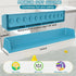 IwelKee Bathtub Splash Guard for Tub Kids, Longer Silicone Water Splash Guard for Bathtub, Toy Holder Play Shelf